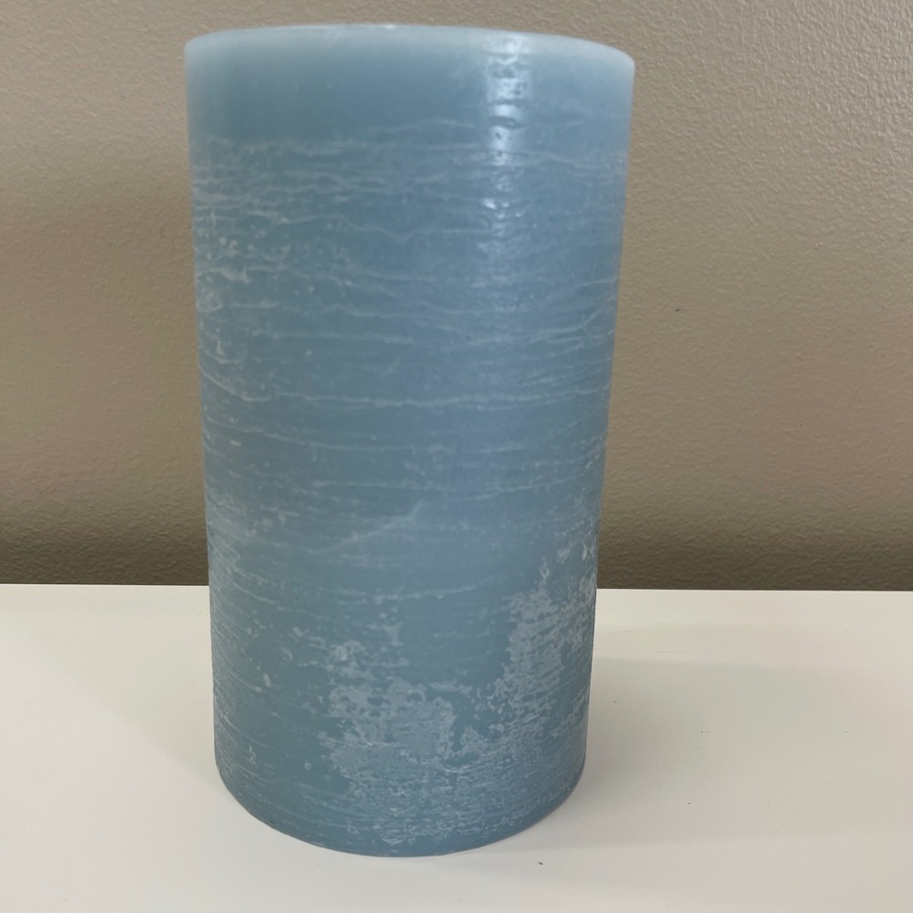 Bethlehem Lights AquaFlame Candle 8.5" Blue Flameless Fountain LED Timer
